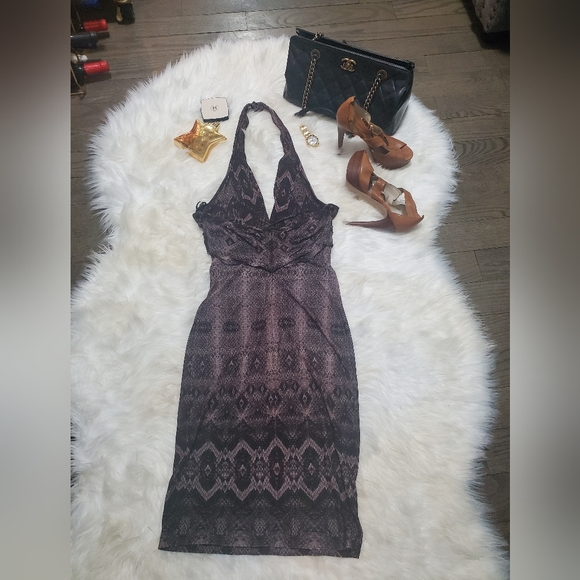 Roberto Cavalli size 42 snakeskin dress - Picture 3 of 6